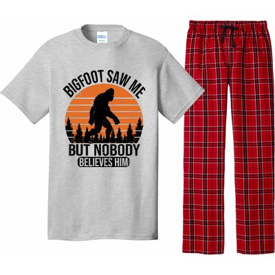 Bigfoot Saw Me But Nobody Believes Him Night Stroll Pajama Set