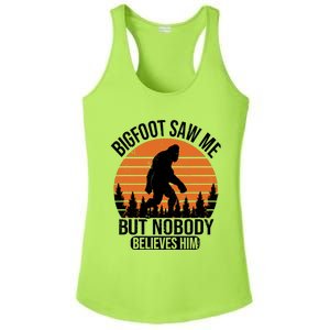 Bigfoot Saw Me But Nobody Believes Him Night Stroll Ladies PosiCharge Competitor Racerback Tank