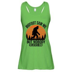 Bigfoot Saw Me But Nobody Believes Him Night Stroll Ladies Essential Flowy Tank