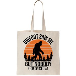 Bigfoot Saw Me But Nobody Believes Him Night Stroll Tote Bag