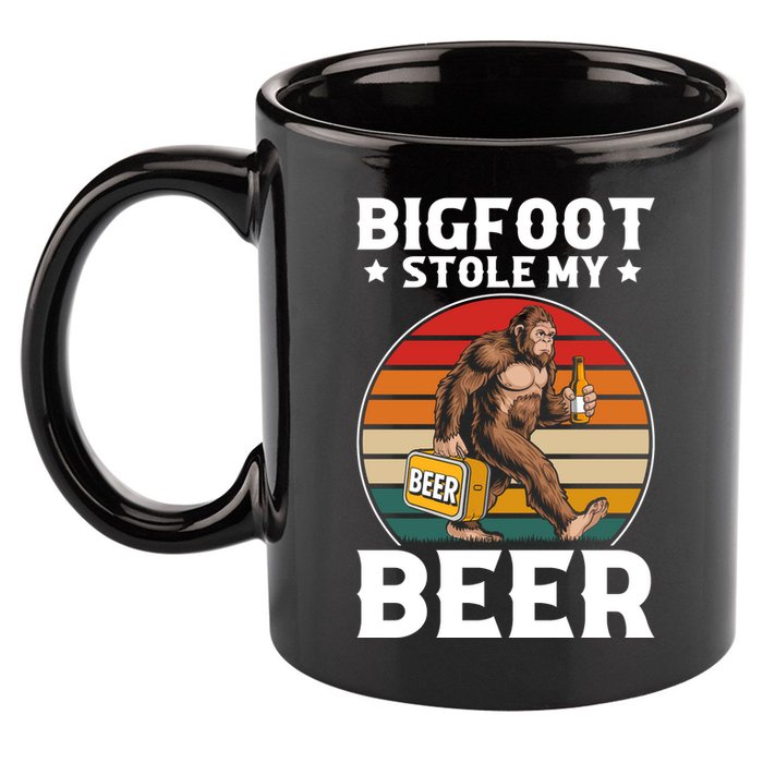 Bigfoot Stole My Beer 11oz C Handle Ceramic Mug