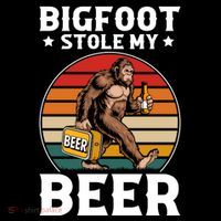 Bigfoot Stole My Beer Flatbill Hat