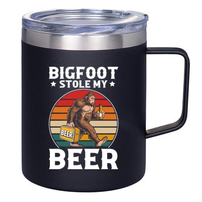 Bigfoot Stole My Beer 12oz Stainless Steel Coffee Mug