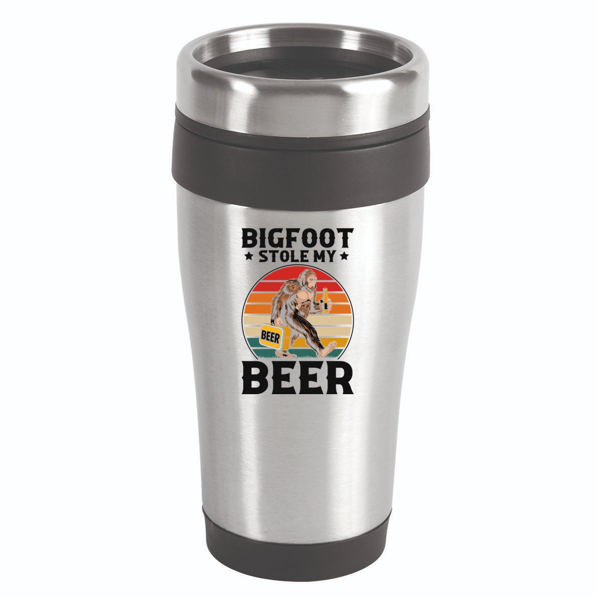 Bigfoot Stole My Beer 16oz Travel Tumbler