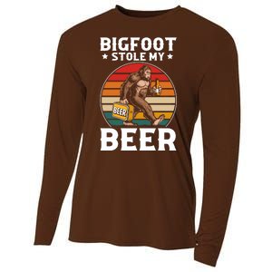 Bigfoot Stole My Beer Cooling Performance Long Sleeve Crew