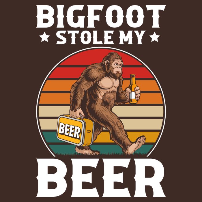 Bigfoot Stole My Beer Poster