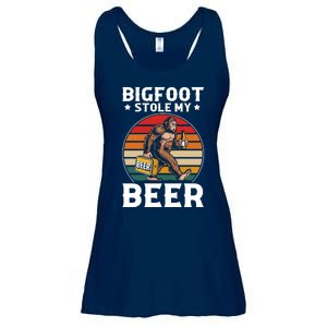 Bigfoot Stole My Beer Ladies Essential Flowy Tank