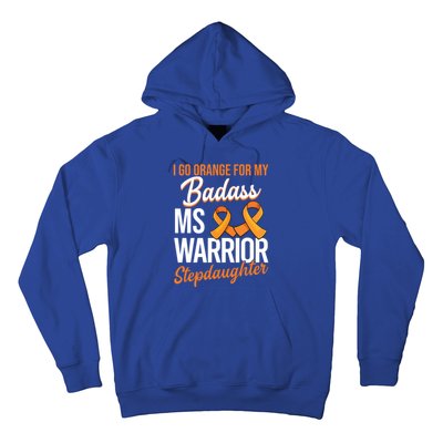 Badass Stepdaughter Multiple Sclerosis Ms Warrior Gift Hoodie