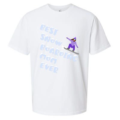 Best Snowboard Mom Ever Funny Snowboarding Lover Mothers Day Meaningful Gift Sueded Cloud Jersey T-Shirt