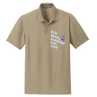 Best Snowboard Mom Ever Funny Snowboarding Lover Mothers Day Meaningful Gift Dry Zone Grid Polo