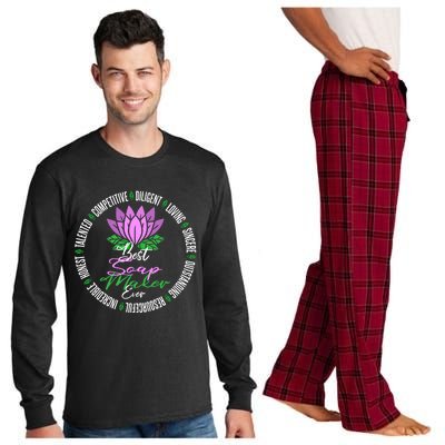 Best Soap Maker Ever Soap Making Gift Long Sleeve Pajama Set