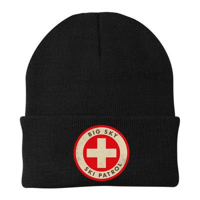 Big Sky Montana Ski Patrol Skiing Gift Beanie