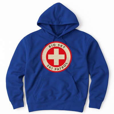 Big Sky Montana Ski Patrol Skiing Gift Hoodie