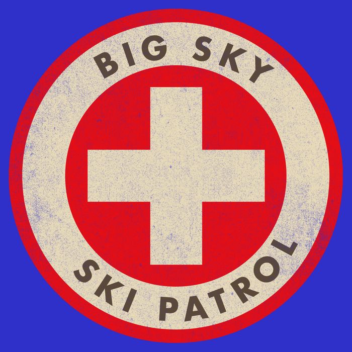 Big Sky Montana Ski Patrol Skiing Gift Toddler T-Shirt