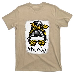 Bleached Sunflower Mom Life Tees For Mother's Day T-Shirt