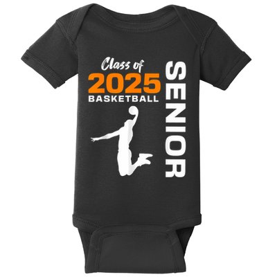 Basketball Senior Matching Class Of 2025 Senior Basketball Baby Bodysuit