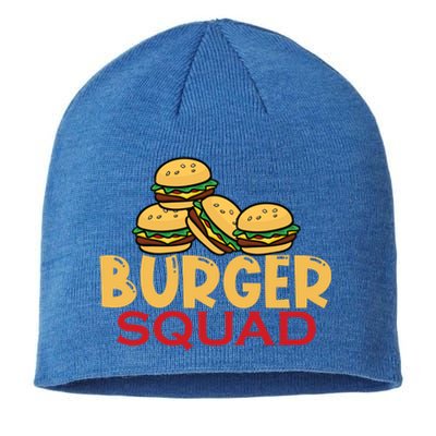 Burger Squad Matching Food Bbq Grilling Gift Gift Sustainable Beanie