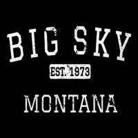 Big Sky Montana Mt Vintage Cooling Performance Crew T-Shirt