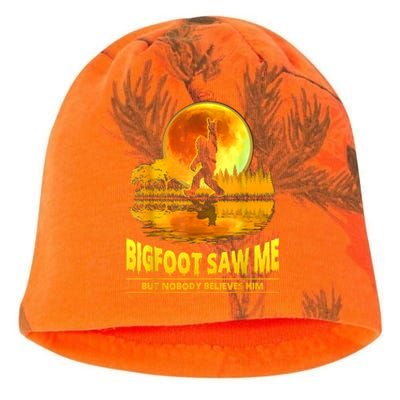 Bigfoot Saw Me But Nobody Believes Him Bigfoot Night Stroll Kati - Camo Knit Beanie