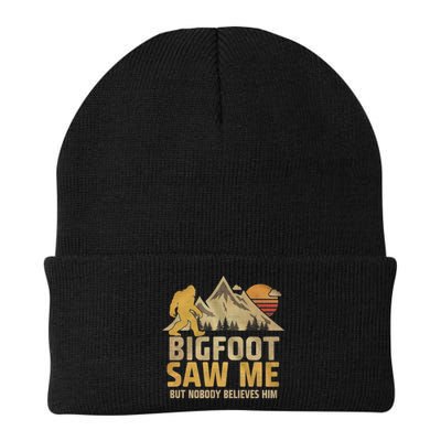 Bigfoot Saw Me But Nobody Believes Him Funny Sasquatch Beanie