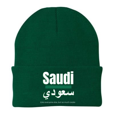 But So Much Cooler Funny Saudi Arabia For Saudi National Day Cute Gift Knit Cap Winter Beanie