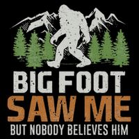 Bigfoot Saw Me But Nobody Believes Him Zip Tote Bag