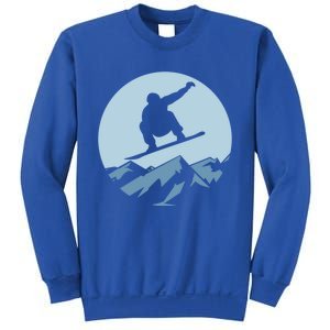 Board Snowboard Mountain Flying Board Snowboarder Fun Gift Sweatshirt