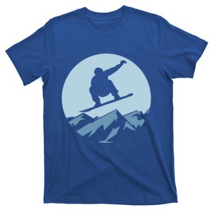 Board Snowboard Mountain Flying Board Snowboarder Fun Gift T-Shirt