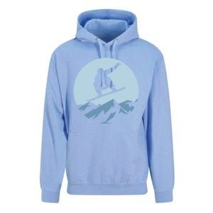 Board Snowboard Mountain Flying Board Snowboarder Fun Gift Unisex Surf Hoodie