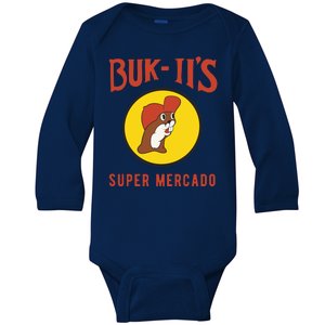 Bukiis Super Mercado Baby Long Sleeve Bodysuit