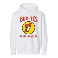 Bukiis Super Mercado Garment-Dyed Fleece Hoodie