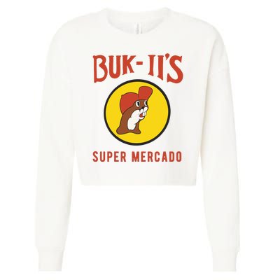 Bukiis Super Mercado Cropped Pullover Crew