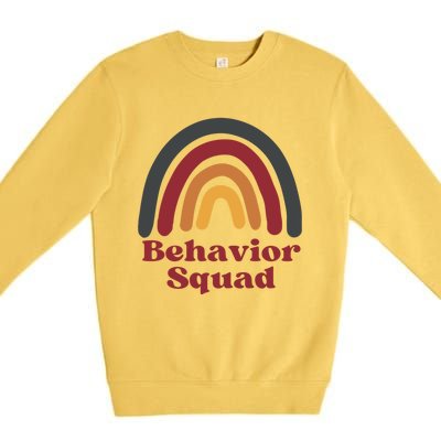 Behavior Squad Meaningful Gift Premium Crewneck Sweatshirt