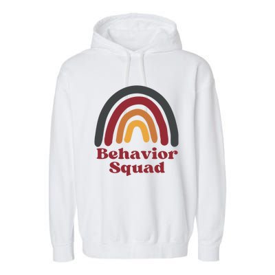 Behavior Squad Meaningful Gift Garment-Dyed Fleece Hoodie