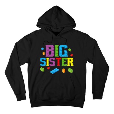 Big Sister Master Builder Building Bricks Blocks Family Set Hoodie