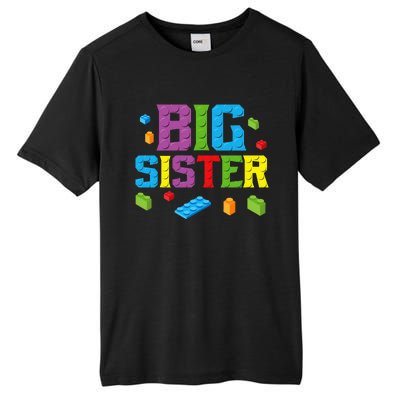 Big Sister Master Builder Building Bricks Blocks Family Set Tall Fusion ChromaSoft Performance T-Shirt