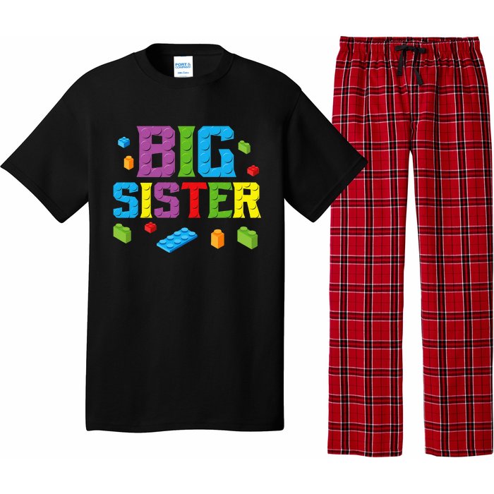 Big Sister Master Builder Building Bricks Blocks Family Set Pajama Set