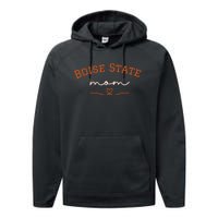 Boise State Mom College Performance Fleece Hoodie