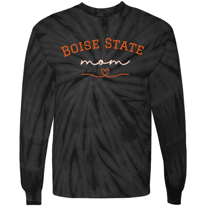 Boise State Mom College Tie-Dye Long Sleeve Shirt