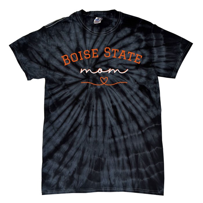 Boise State Mom College Tie-Dye T-Shirt