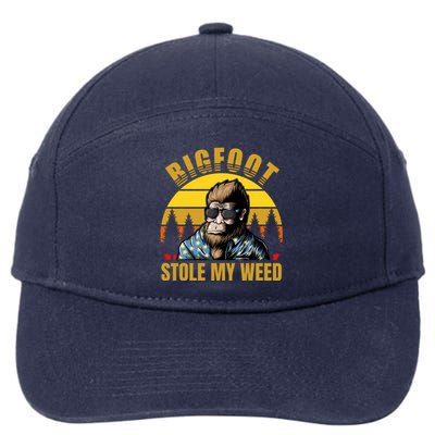 Bigfoot Stole My Weed 7-Panel Snapback Hat