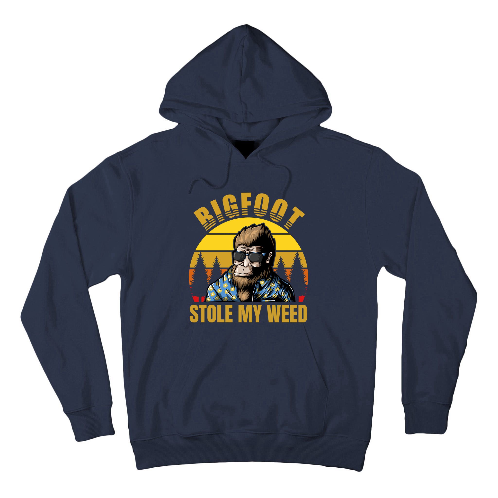 Bigfoot Stole My Weed Tall Hoodie