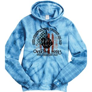 Been Selling My Soul Working All Day Overtime Hours For Bull Tie Dye Hoodie