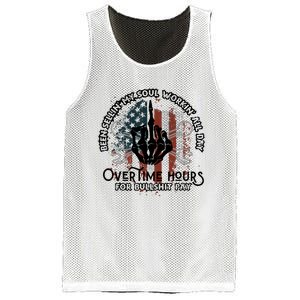 Been Selling My Soul Working All Day Overtime Hours For Bull Mesh Reversible Basketball Jersey Tank