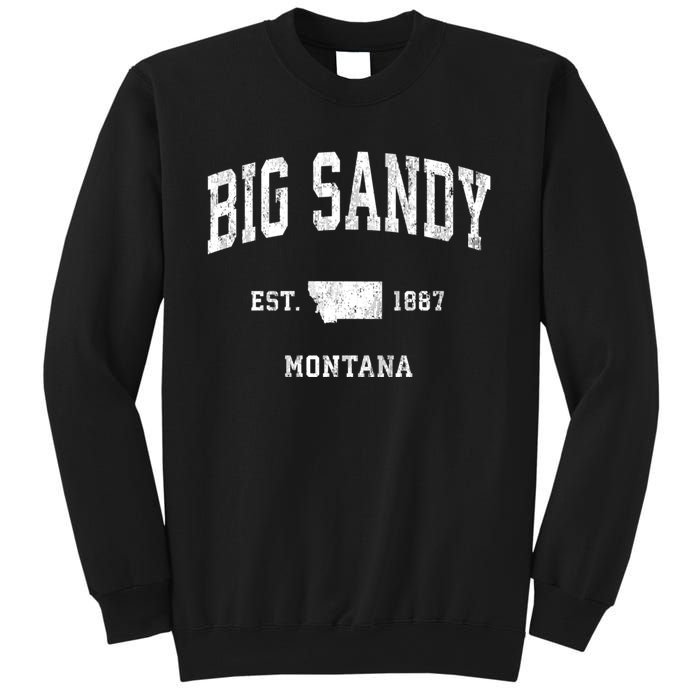 Big Sandy Montana Mt Vintage Athletic Sports Sweatshirt