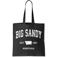 Big Sandy Montana Mt Vintage Athletic Sports Tote Bag