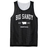 Big Sandy Montana Mt Vintage Athletic Sports Mesh Reversible Basketball Jersey Tank