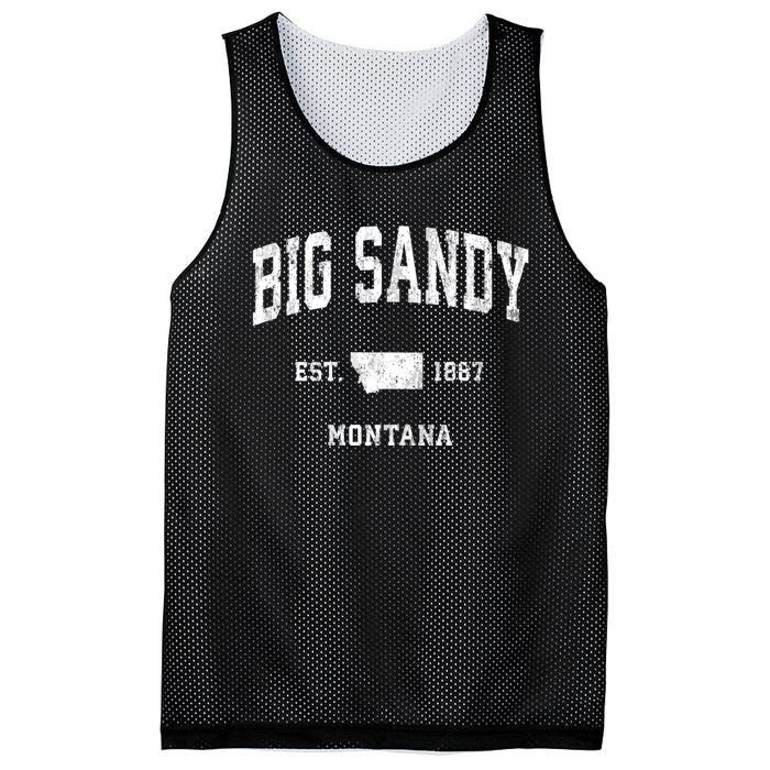 Big Sandy Montana Mt Vintage Athletic Sports Mesh Reversible Basketball Jersey Tank