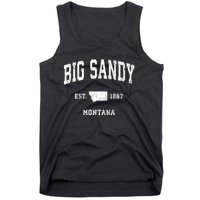 Big Sandy Montana Mt Vintage Athletic Sports Tank Top