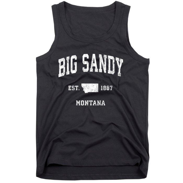 Big Sandy Montana Mt Vintage Athletic Sports Tank Top